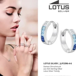 LOTUS Silver Zirkoniastein 925 Silber Lotus Silver Trendy JLP3396-4-6
