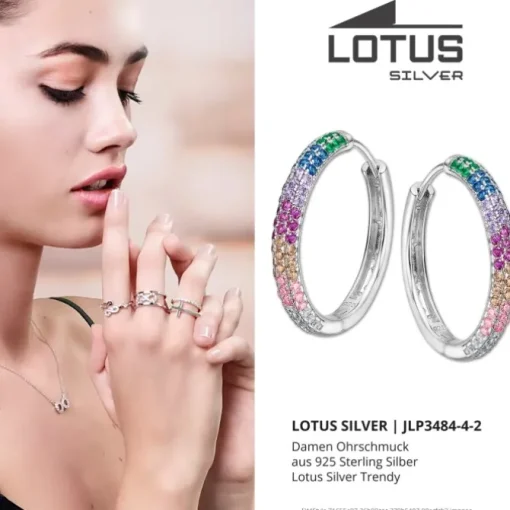 LOTUS Silver Zirkoniastein 925 Silber Lotus Silver Trendy JLP3484-4-2