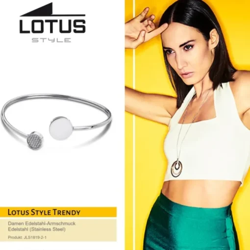 LOTUS Style Armband Damen Armreif LS1819-2/1 Edelstahl silber JLS1819-2-1