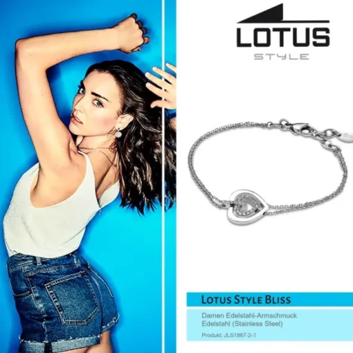 Lotus Style Armband Damen Edelstahl silber LS1867-2/1 Bliss JLS1867-2-1