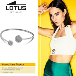 LOTUS Style Armband Damen Armreif LS1820-2/1 Edelstahl silber JLS1820-2-1