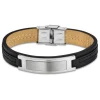LOTUS Style Armband Herren Leder silber schwarz LS1808-2/2 Urban JLS1808-2-2