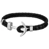 LOTUS Style Armband Herren Leder schwarz LS1832-2/1 Anker Schmuck JLS1832-2-1