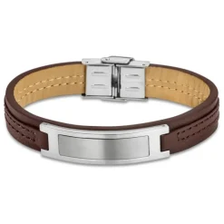LOTUS Style Armband Herren Leder silber braun LS1808-2/1 Urban JLS1808-2-1