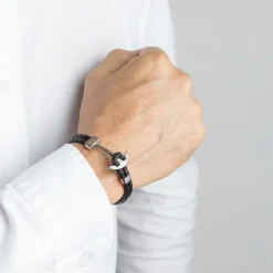 LOTUS Style Armband Herren Leder schwarz LS1832-2/1 Anker Schmuck JLS1832-2-1