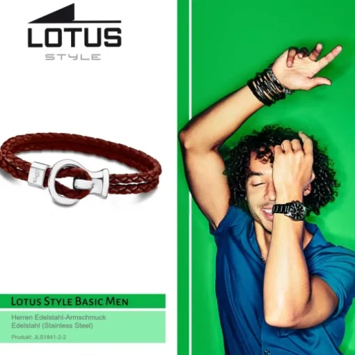 Lotus Style Armband Herren Edelstahl silber LS1841-2/2 Men Basic JLS1841-2-2