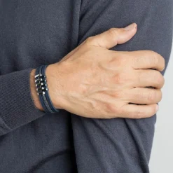 Lotus Style Armband Herren Edelstahl silber, blau LS1838-2/2 Urban JLS1838-2-2