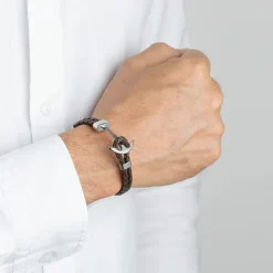 LOTUS Style Armband Herren Leder braun LS1832-2/5 Anker Schmuck JLS1832-2-5