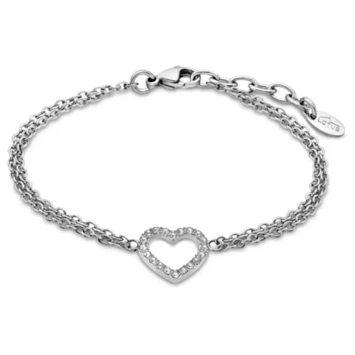 LOTUS Style Armband LS2026-2/1 Damen Edelstahl silber Womans Heart JLS2026-2-1