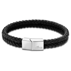 LOTUS Style Armband LS2011-2/1 Herren Leder schwarz Men Basic JLS2011-2-1