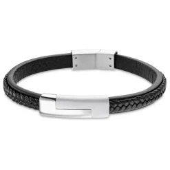 LOTUS Style Armband LS1965-2/1 Herren Leder schwarz Men Basic JLS1965-2-1