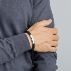 LOTUS Style Armband LS1965-2/1 Herren Leder schwarz Men Basic JLS1965-2-1