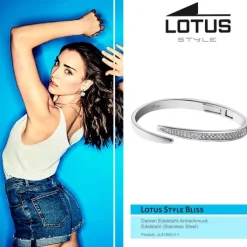 Lotus Style Armspange Damen Edelstahl silber LS1845-2/1 Bliss JLS1845-2-1
