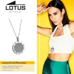 LOTUS Style Damen Halskette Privilege Edelstahl-Schmuck JLS1751-1-1