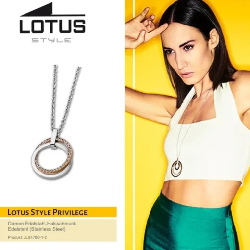 LOTUS Style Halskette Damen Edelstahl silber LS1780-1/2 Privilege JLS1780-1-2