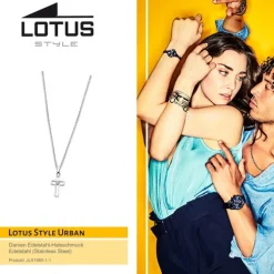 LOTUS Style Halskette LS1985-1/1 Damen Edelstahl silber Urban JLS1985-1-1
