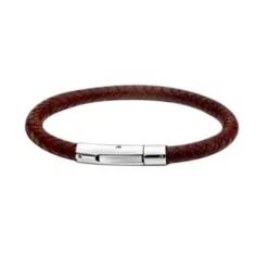 LOTUS Style Leder-Armband rund braun Edelstahlschmuck JLS1119-2-2