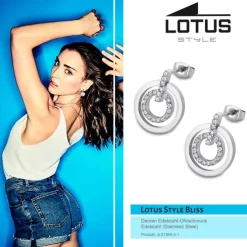 Lotus Style Ohrstecker Damen Edelstahl silber LS1868-4/1 Bliss JLS1868-4-1