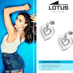 Lotus Style Ohrstecker Damen Edelstahl silber LS1867-4/1 Bliss JLS1867-4-1