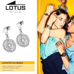 LOTUS Style Ohrstecker LS1950-4/1 Damen Edelstahl silber Urban JLS1950-4-1