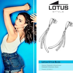 LOTUS Style Ohrstecker LS1949-4/1 Damen Edelstahl silber Bliss JLS1949-4-1