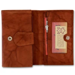 Money Maker Echtleder chianti rust Portemonnaie RFID Schutz OPJ704O