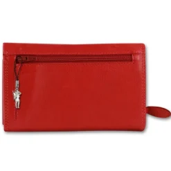 Money Maker Echtleder rot Damen Portemonnaie RFID Schutz OPJ704R