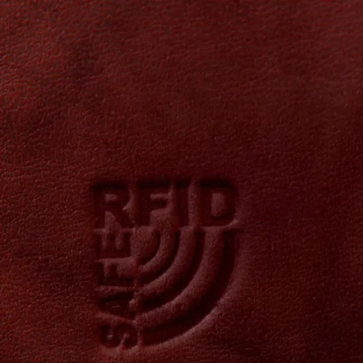 Money Maker Echtleder rot Damen Portemonnaie RFID Schutz OPJ704R