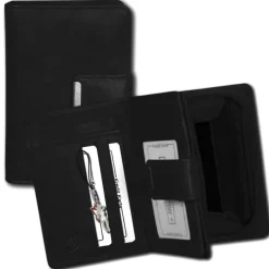Money Maker Echtleder schwarz Damen Portemonnaie RFID Schutz OPJ701S