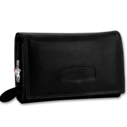 Money Maker Echtleder schwarz Damen Portemonnaie RFID Schutz OPJ704S