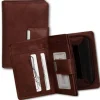 Money Maker Leder braun Brieftasche Portemonnaie RFID Schutz OPJ701N