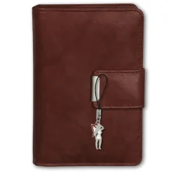 Money Maker Leder braun Brieftasche Portemonnaie RFID Schutz OPJ701N
