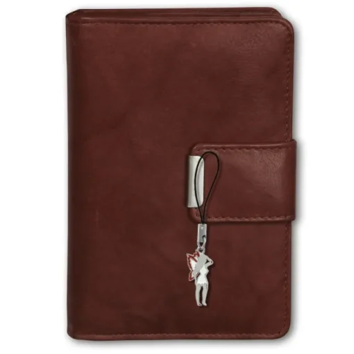 Money Maker Leder braun Brieftasche Portemonnaie RFID Schutz OPJ701N