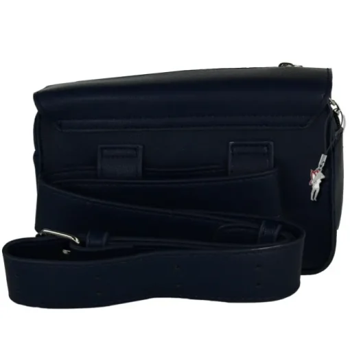 New Bags Damen Gürteltasche eckige Form viel Stauraum Bauchtasche navy OTD5024B