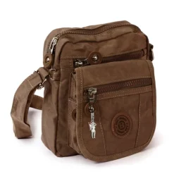Nylon braun kleine Crossover Bag Street OTJ215N
