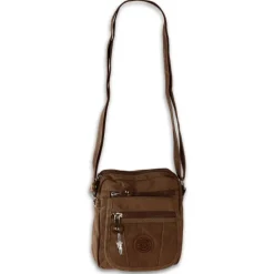 Nylon braun kleine Crossover Bag Street OTJ215N