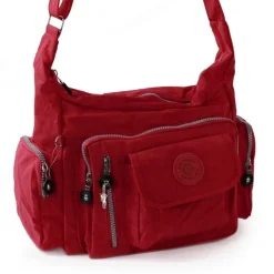 Nylon rot Sportliche Damen Bag Street OTJ204R