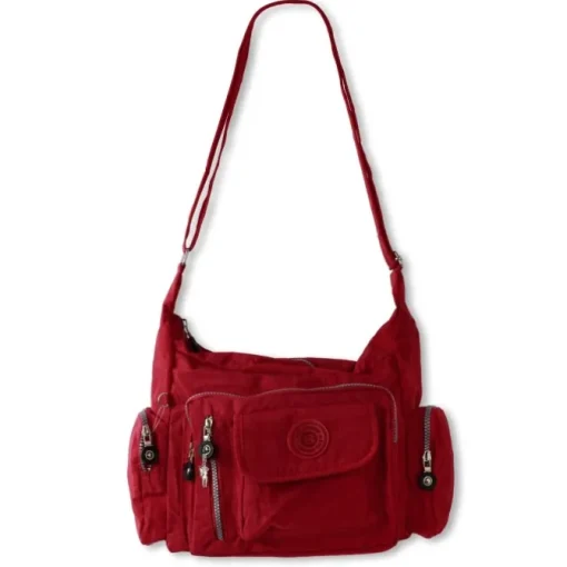 Nylon rot Sportliche Damen Bag Street OTJ204R