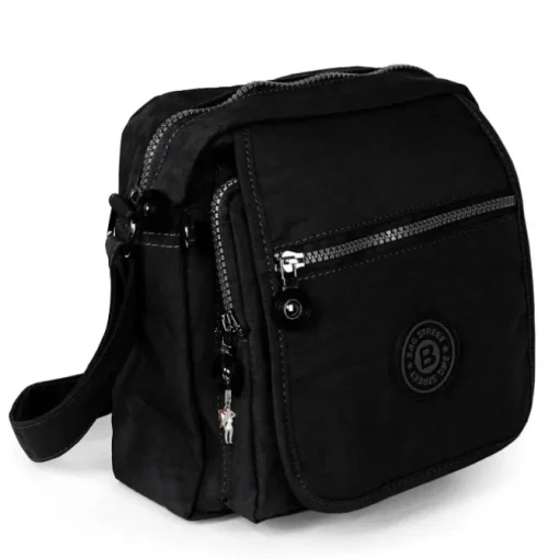 Nylon schwarz Crossbody Bag Street OTJ218S