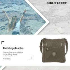 Nylon stone braun Crossover Bag Bag Street OTJ207L