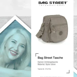 Nylon stone, grau Crossbody Bag Street OTJ218L