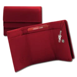 Old River echtes Leder rot Minibörse Portemonnaie OPD310R