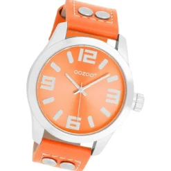 Oozoo Damen Armbanduhr JR Analog Metall orange UOJR317
