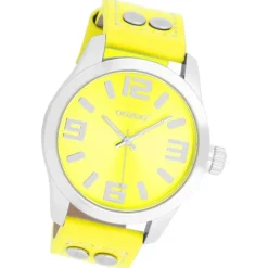 Oozoo Damen Armbanduhr JR Analog Metall gelb UOJR318