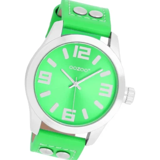 Oozoo Damen Armbanduhr JR Analog Metall grün UOJR319