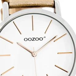 Oozoo Damen Armbanduhr JR Analog Metall rosegold UOJR277