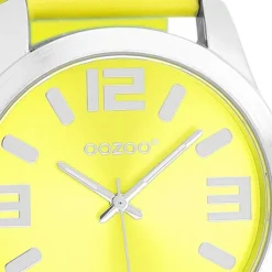 Oozoo Damen Armbanduhr JR Analog Metall gelb UOJR318
