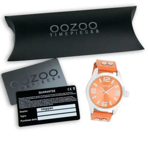 Oozoo Damen Armbanduhr JR Analog Metall orange UOJR317
