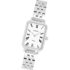 Oozoo Damen Armbanduhr OOZOO Vintage Analog Metallband silber UOC20413