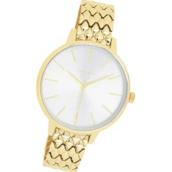 Oozoo Damen Armbanduhr OOZOO Timepieces Analog Edelstahl gold UOC11433